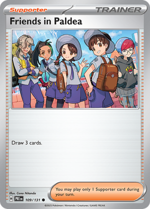 Friends in Paldea - 109/131 - Prismatic Evolutions - Card Cavern