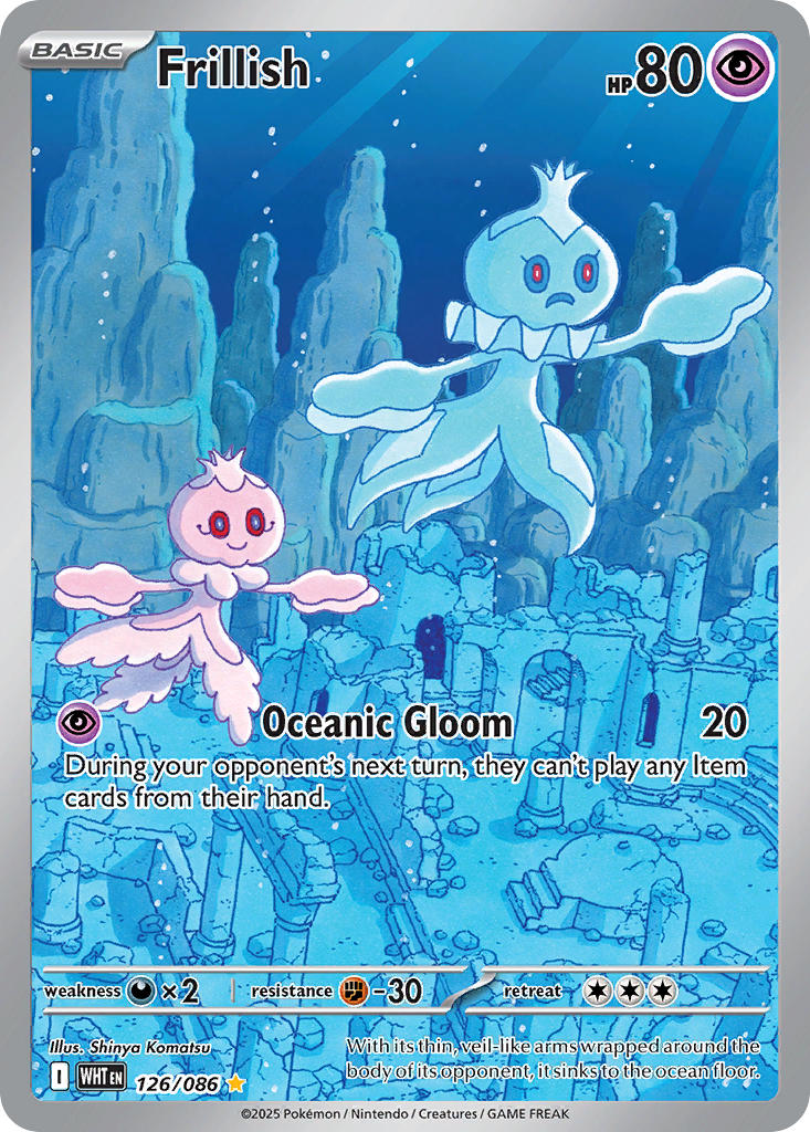 Frillish - 126/086 - White Flare - Holo - Card Cavern