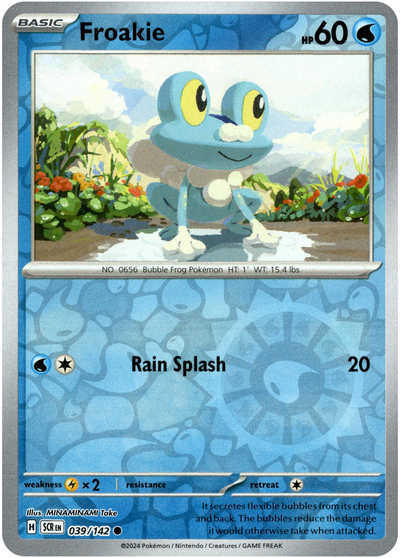 Froakie - 039/142 - Stellar Crown - Reverse Holo Froakie - 039/142 - Stellar Crown - Reverse Holo