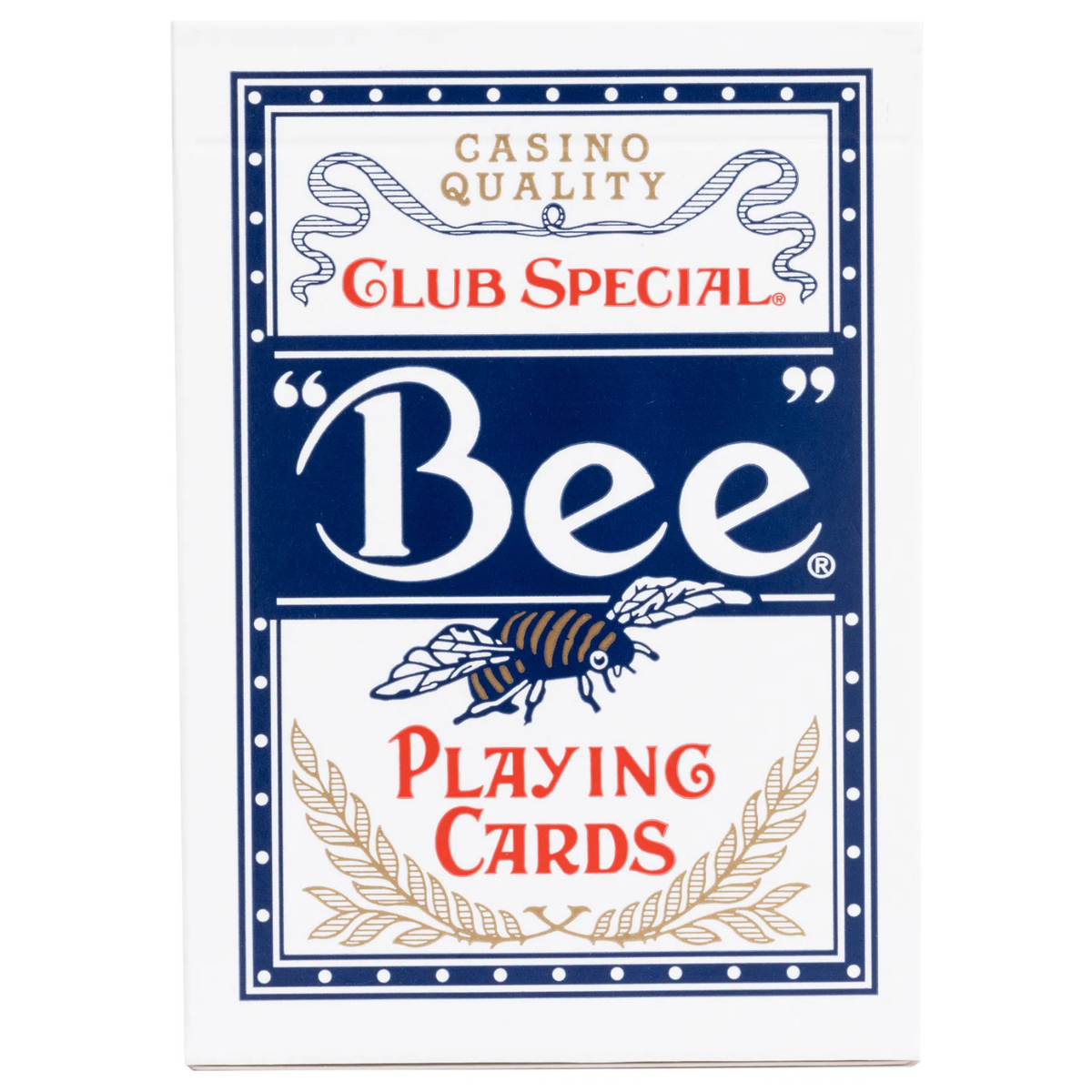 Bee Standard Index Bicycle Playing Cards - Blue - Card Cavern