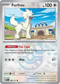 Furfrou (Master Ball Pattern) - 088/131 - Prismatic Evolutions - Holo - Card Cavern