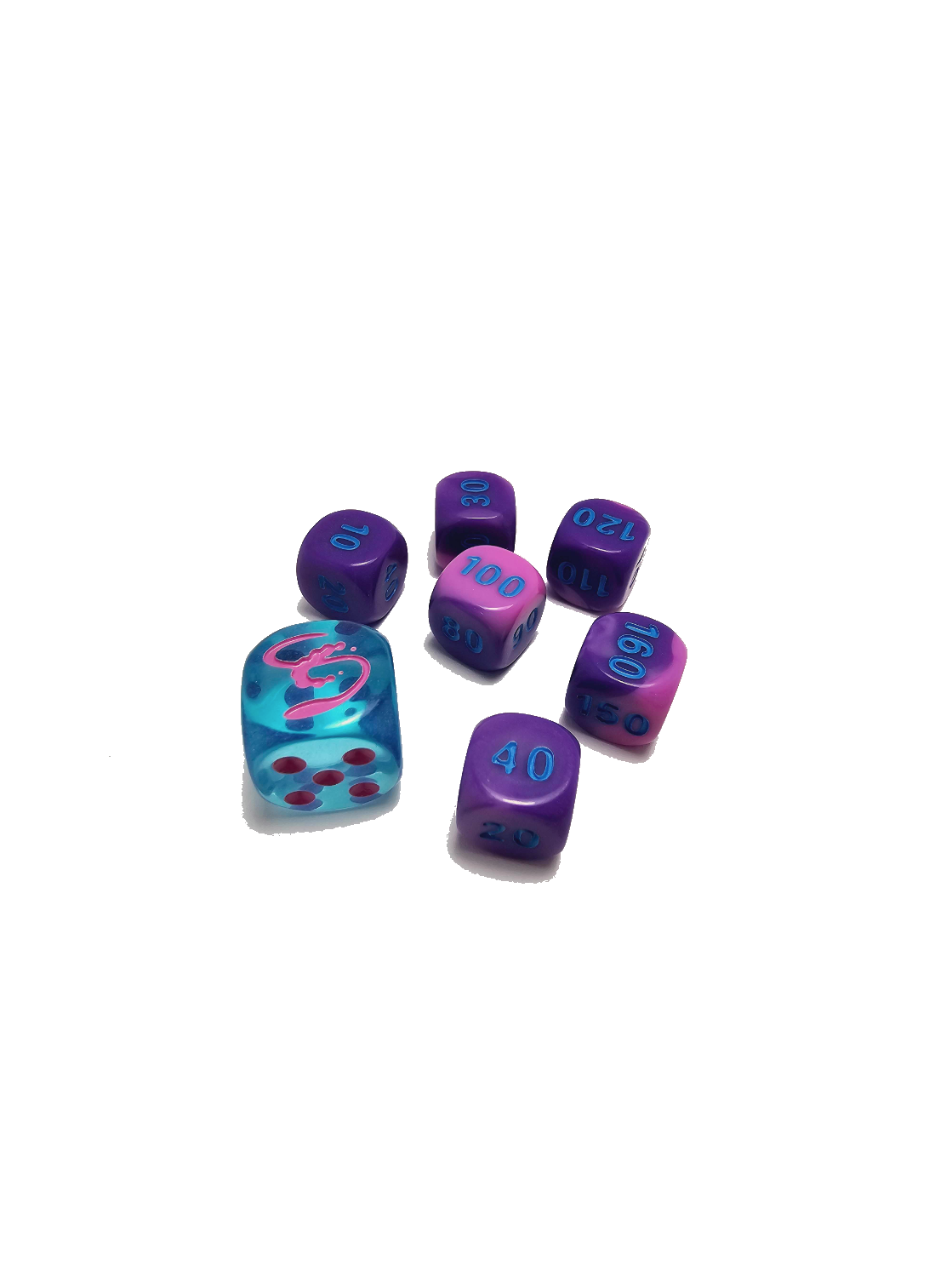 Fusion Strike ETB Dice - 6 Damage Counters and 1 Coin-Flip Die - Card Cavern