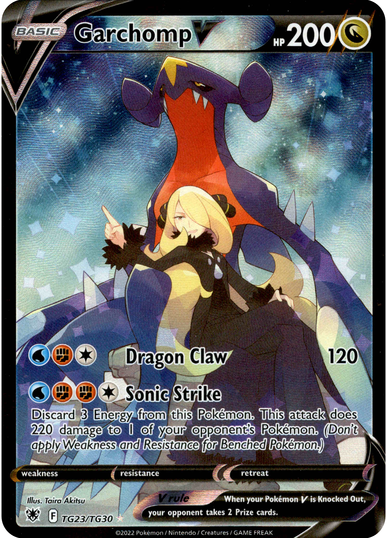 Garchomp V - TG23/TG30 - Astral Radiance - Holo - Card Cavern