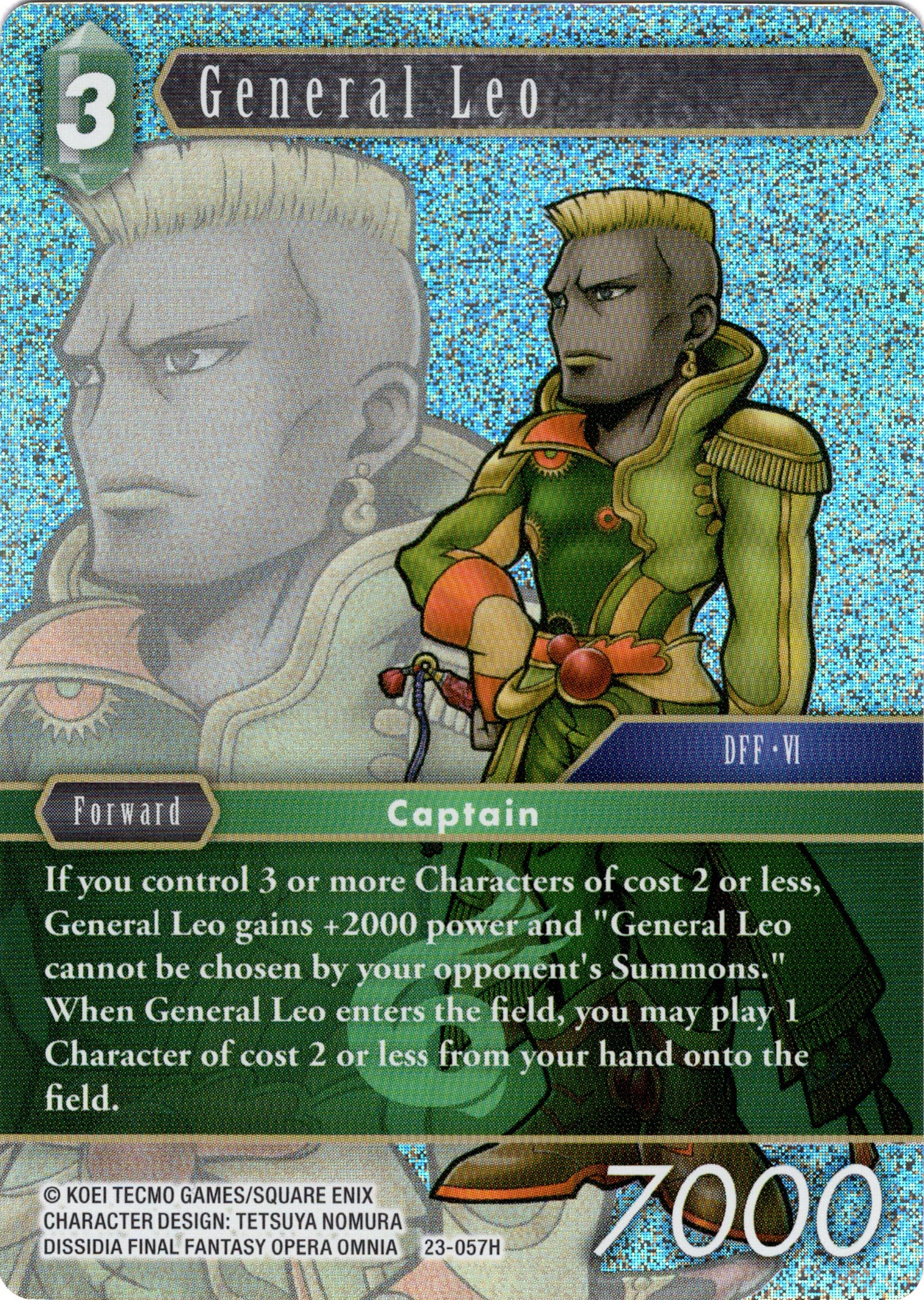 General Leo - 23-057H - Hidden Trials - Foil - Card Cavern
