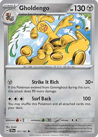 Gholdengo - 131/191 - Surging Sparks - Card Cavern
