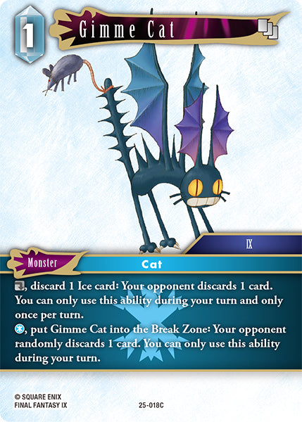 Gimme Cat - 25-018C - Tears of the Planet - Card Cavern
