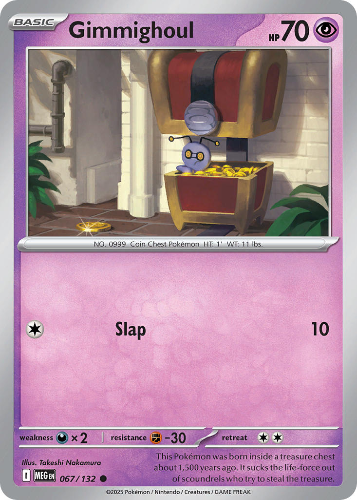 Gimmighoul - 067/132 - Mega Evolution - Card Cavern