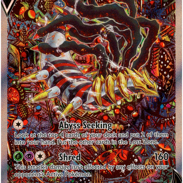  Pokemon - Giratina V - 186/196 Lost Origin Full Alternate Art  Card : Toys & Games