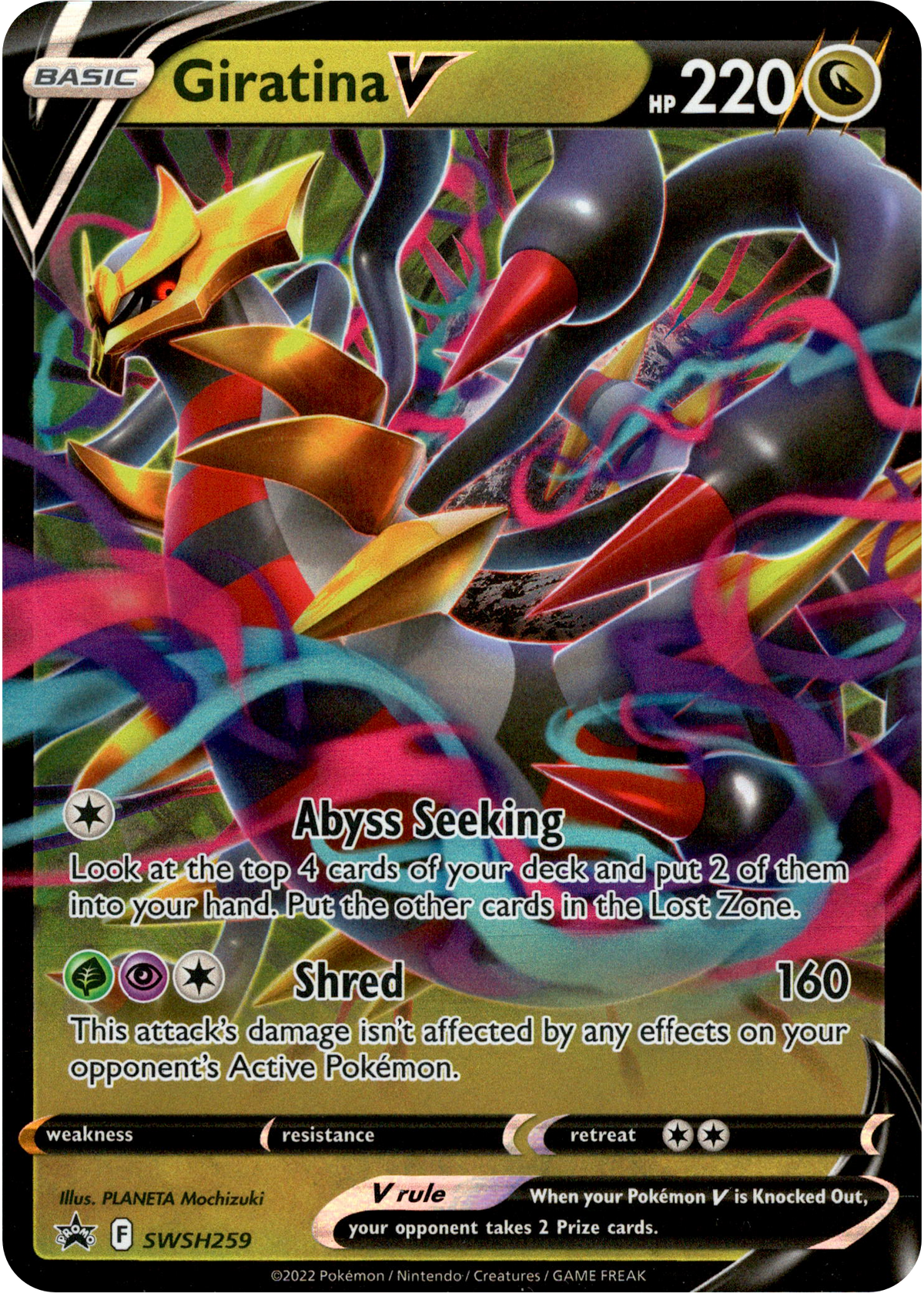 Giratina V - SWSH259 - Sword & Shield Promo - Card Cavern