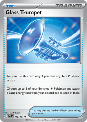 Glass Trumpet - 110/131 - Prismatic Evolutions - Card Cavern