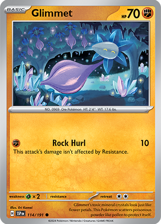 Glimmet - 114/191 - Surging Sparks - Card Cavern