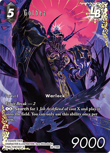 Golbez - 25-118H - Tears of the Planet - Full Art Foil - Card Cavern