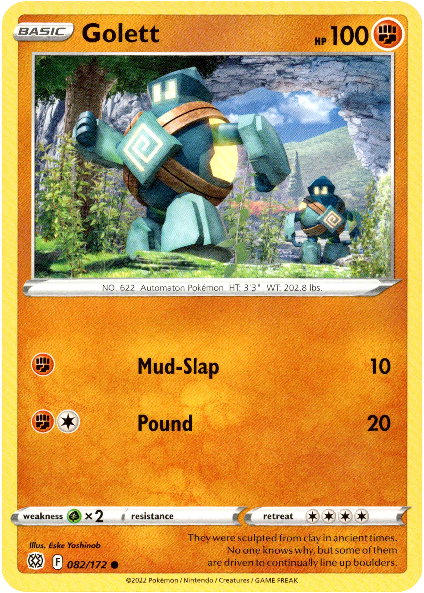 Golett - 082/172 - Brilliant Stars - Card Cavern