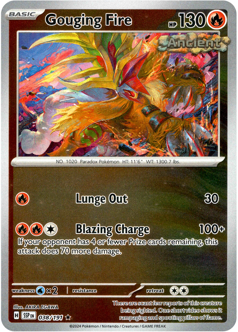 Gouging Fire - 038/191 - Surging Sparks - Reverse Holo – Card