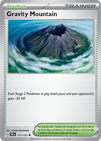 Gravity Mountain - 177/191 - Surging Sparks - Card Cavern
