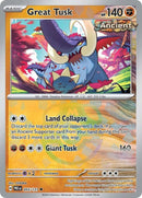Great Tusk (Master Ball Pattern) - 055/131 - Prismatic Evolutions - Holo - Card Cavern