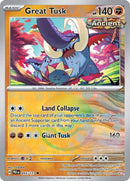 Great Tusk (Poke Ball Pattern) - 055/131 - Prismatic Evolutions - Holo - Card Cavern