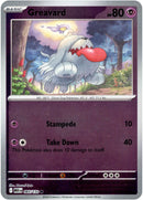 Greavard - 065/132 - Mega Evolution - Reverse Holo - Card Cavern