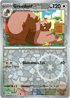 Greedent - 132/159 - Journey Together - Reverse Holo - Card Cavern