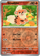 Growlithe - 027/182 - Destined Rivals - Reverse Holo - Card Cavern
