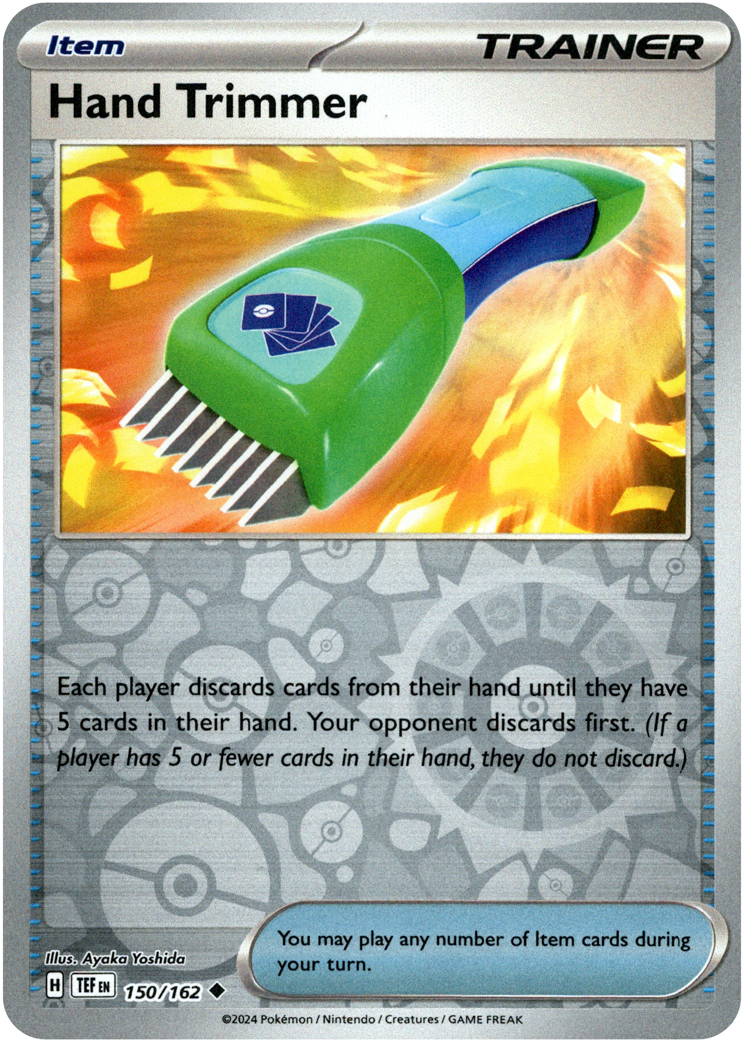 Hand Trimmer - 150/162 - Temporal Forces - Reverse Holo - Card Cavern
