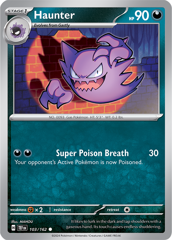 Haunter - 103/162 - Temporal Forces - Card Cavern