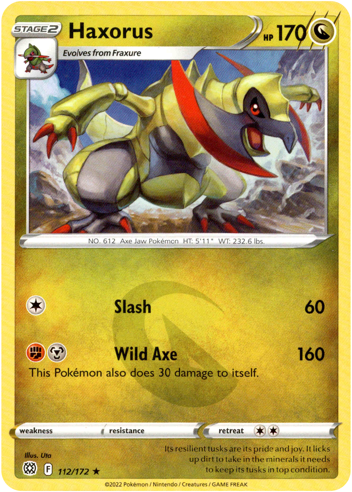 Haxorus - 112/172 - Brilliant Stars - Card Cavern