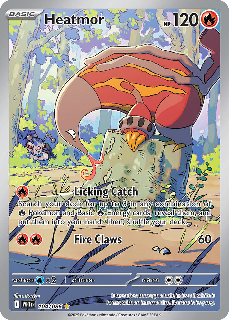 Heatmor - 104/086 - White Flare - Holo - Card Cavern