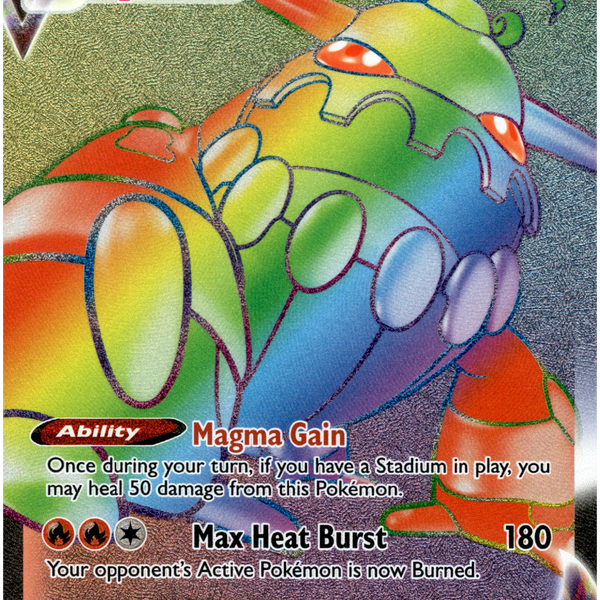 heatran vmax pokemon card value Heatran VMAX Metal Gold Foil Pokemon Card Fan