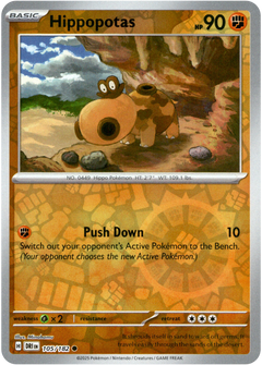 Hippopotas - 105/182 - Destined Rivals - Reverse Holo - Card Cavern
