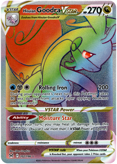 Hisuian Goodra VSTAR Hyper Rare - 202/196 - Lost Origin - Holo - Card Cavern