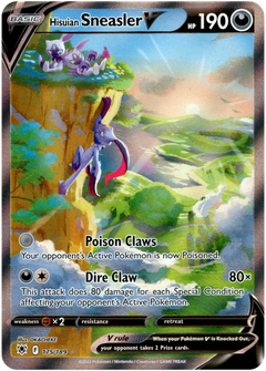 Hisuian Sneasler V Alternate Art - 175/189 - Astral Radiance - Holo - Card Cavern