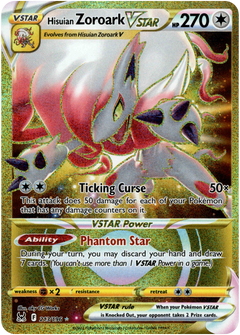 Hisuian Zoroark VSTAR Alternate Art Secret Rare - 213/196 - Lost Origin - Holo - Card Cavern