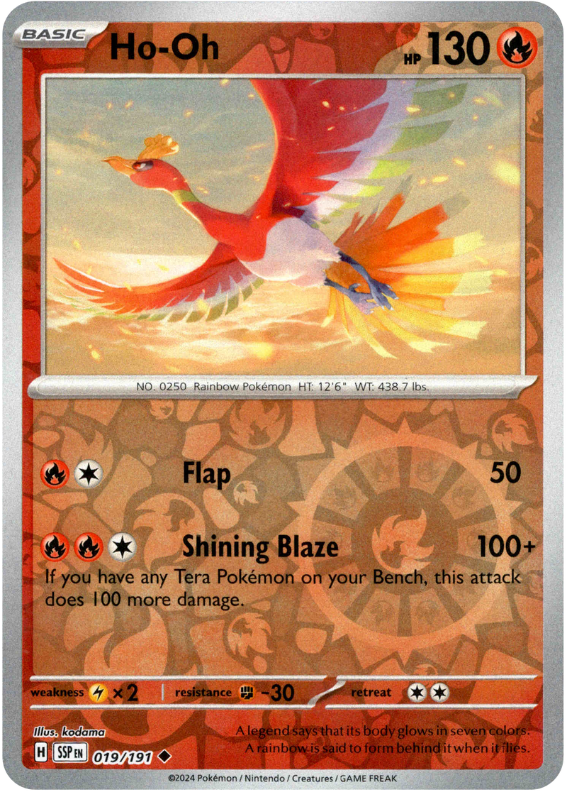 Ho-Oh - 019/191 - Surging Sparks