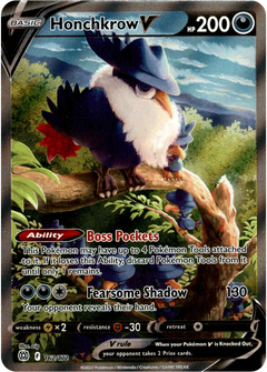 Honchkrow V Alternate Art - 162/172 - Brilliant Stars - Holo - Card Cavern