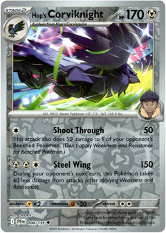 Hop's Corviknight - 108/159 - Journey Together - Reverse Holo - Card Cavern