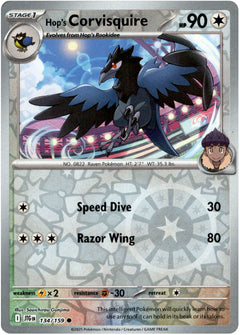 Hop's Corvisquire - 134/159 - Journey Together - Reverse Holo - Card Cavern