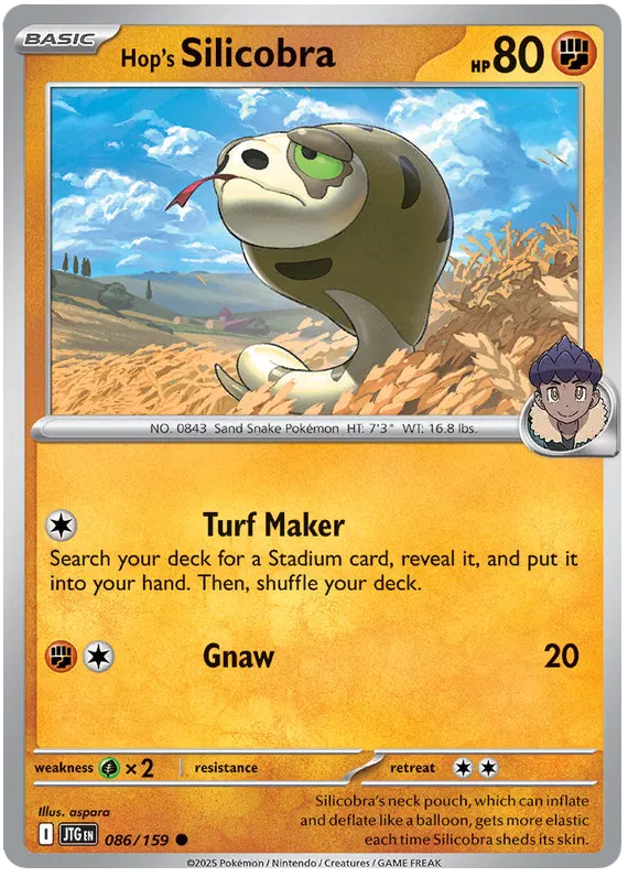 Hop's Silicobra - 086/159 - Journey Together - Card Cavern