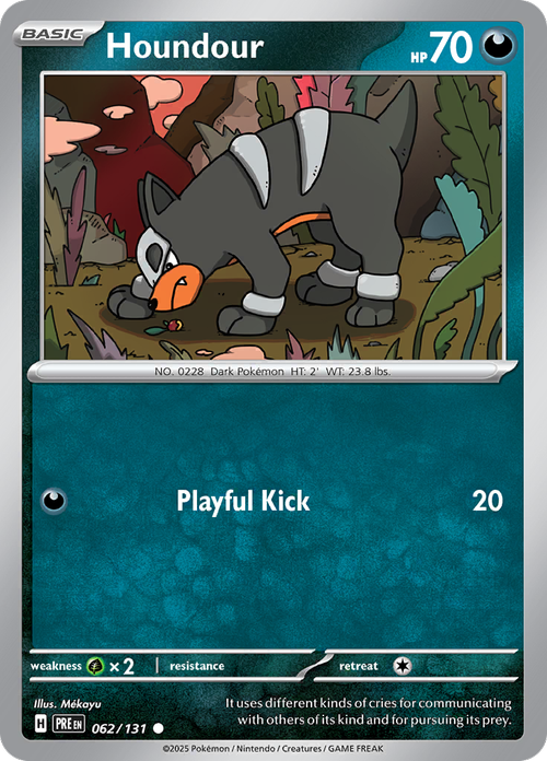 Houndour - 062/131 - Prismatic Evolutions - Card Cavern