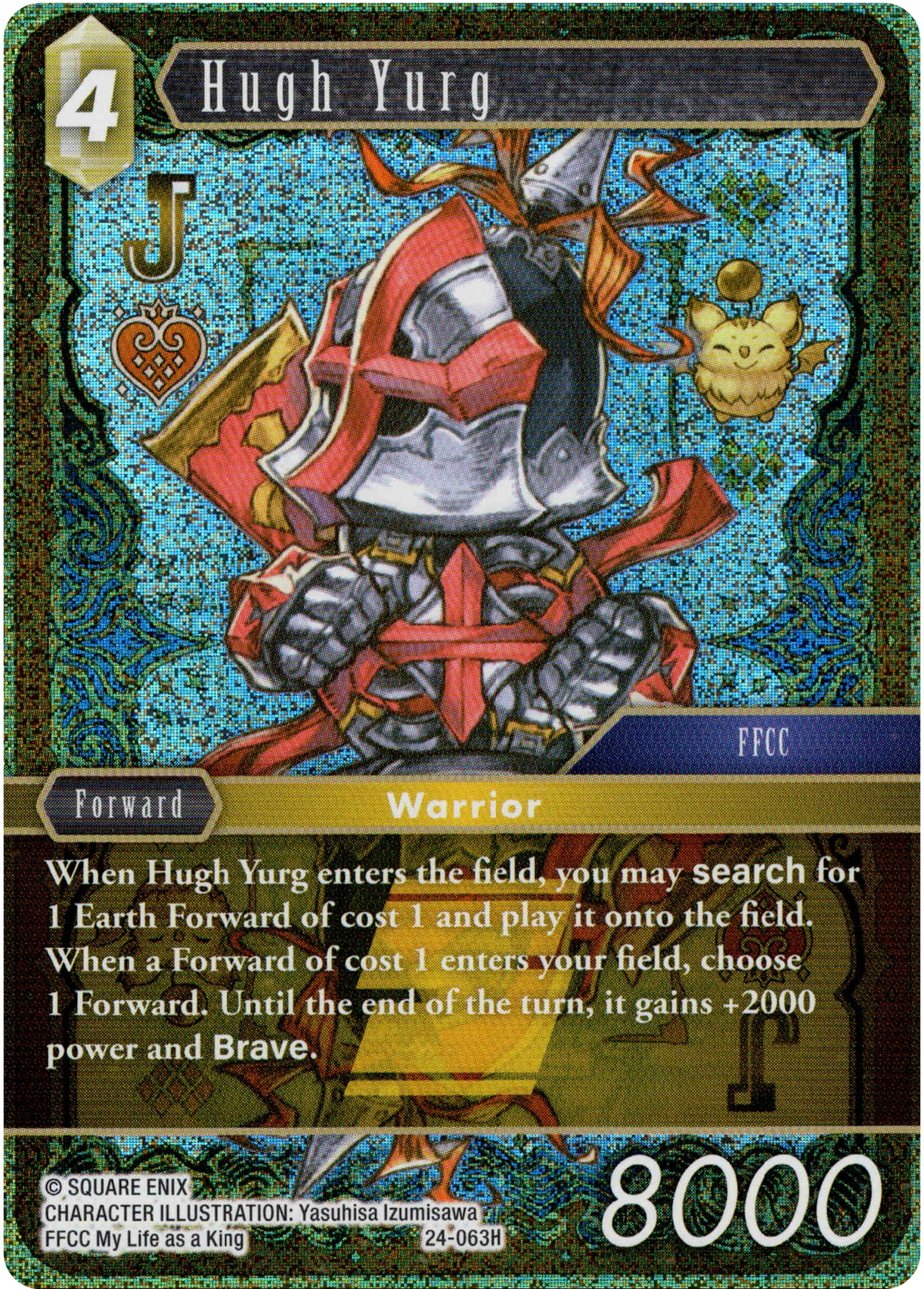 Hugh Yurg - 24-063H - Hidden Legends - Foil - Card Cavern