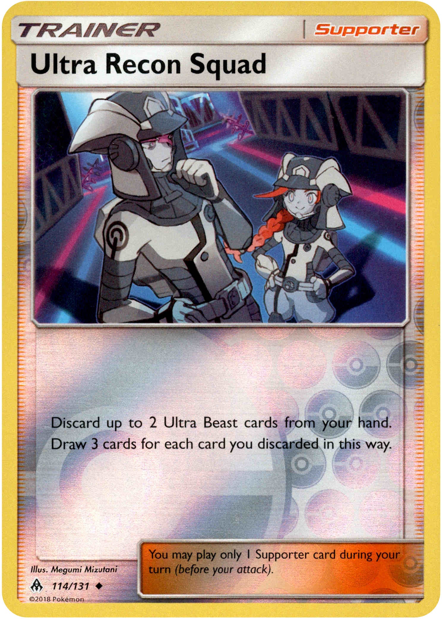 Ultra Recon Squad - 114/131 - Forbidden Light - Reverse Holo - Card Cavern