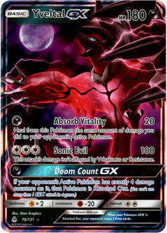 Yveltal GX - 79/131 - Forbidden Light - Holo - Card Cavern