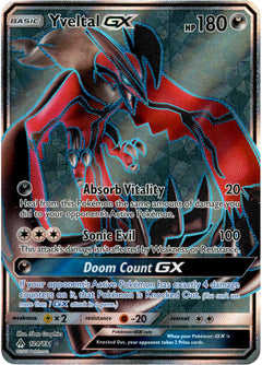 Yveltal GX Full Art - 124/131 - Forbidden Light - Holo - Card Cavern