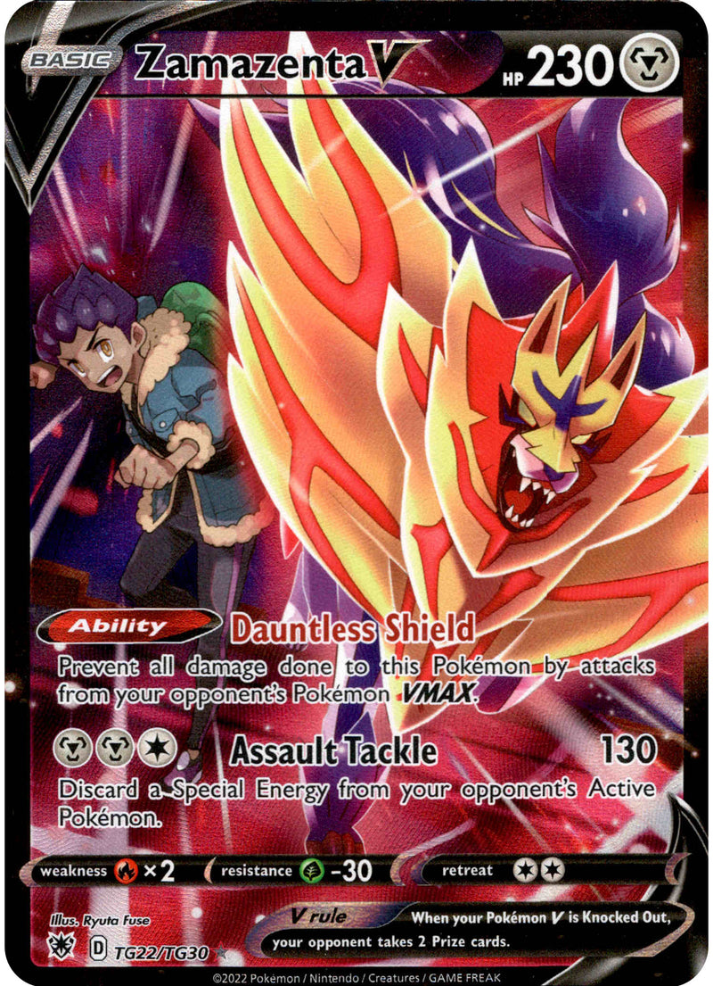 Zamazenta V - TG22/TG30 - Astral Radiance - Holo - Card Cavern