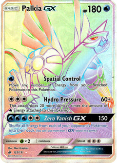 Palkia GX Hyper Rare - 132/131 - Forbidden Light - Holo - Card Cavern