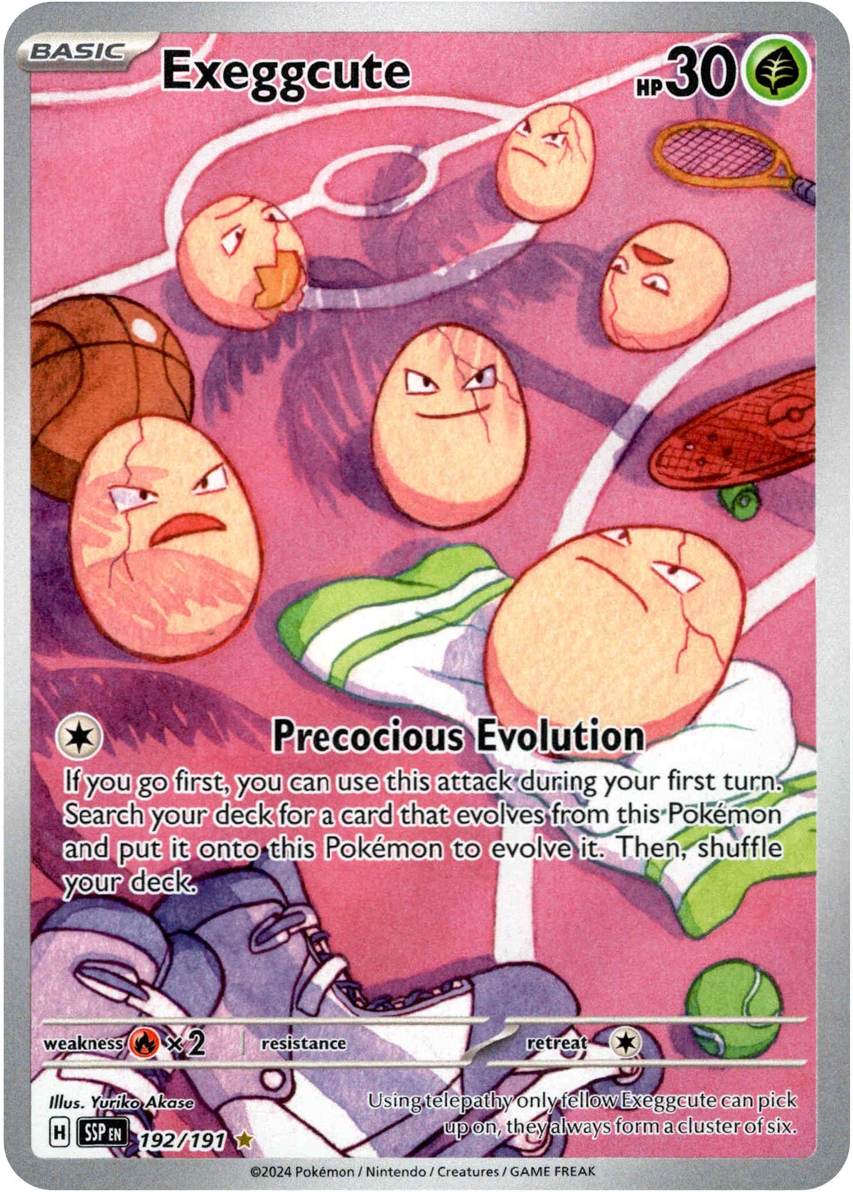 Exeggcute - 192/191 - Surging Sparks - Holo - Card Cavern