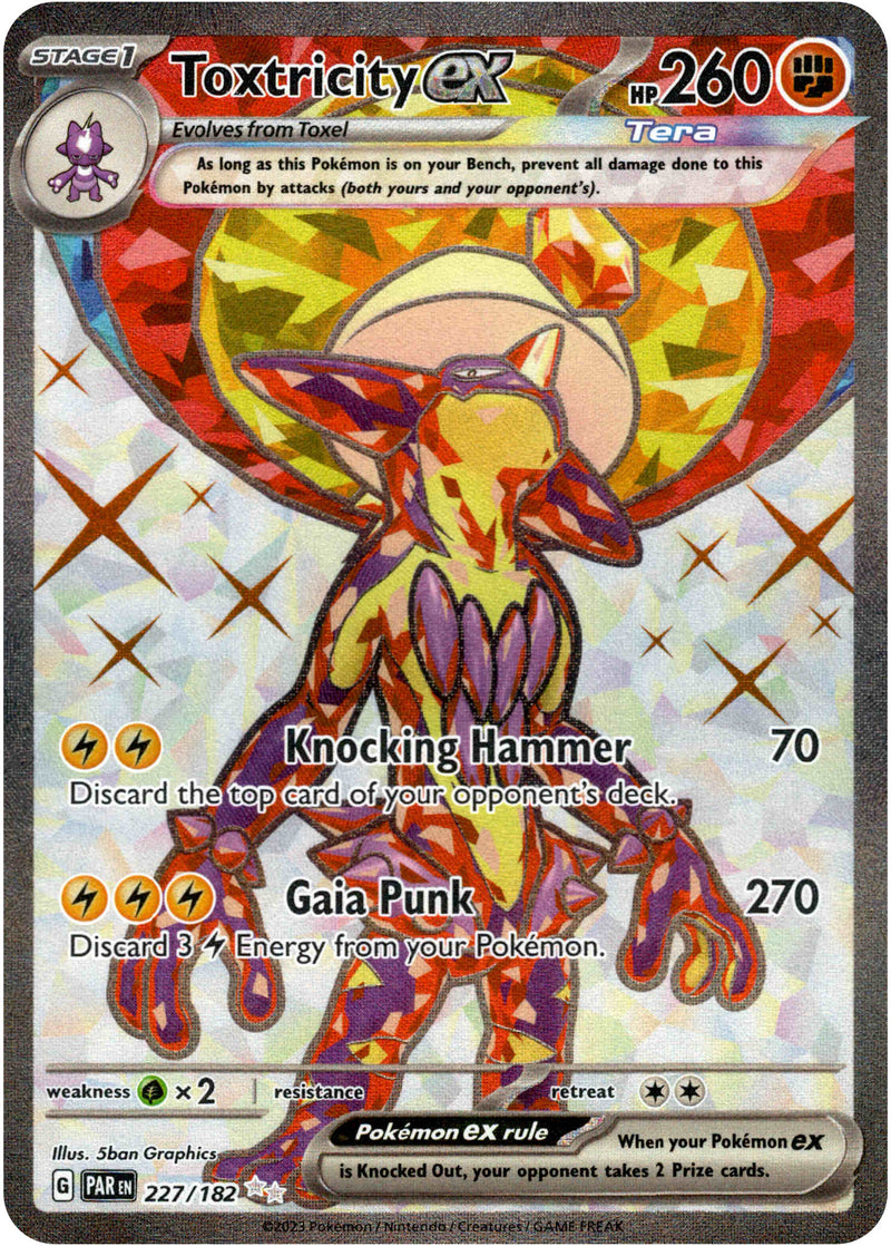 Toxtricity ex - 227/182 - Paradox Rift - Holo - Card Cavern