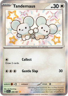 Tandemaus - 209/091 - Paldean Fates - Holo - Card Cavern