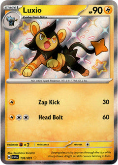 Luxio - 136/091 - Paldean Fates - Holo - Card Cavern