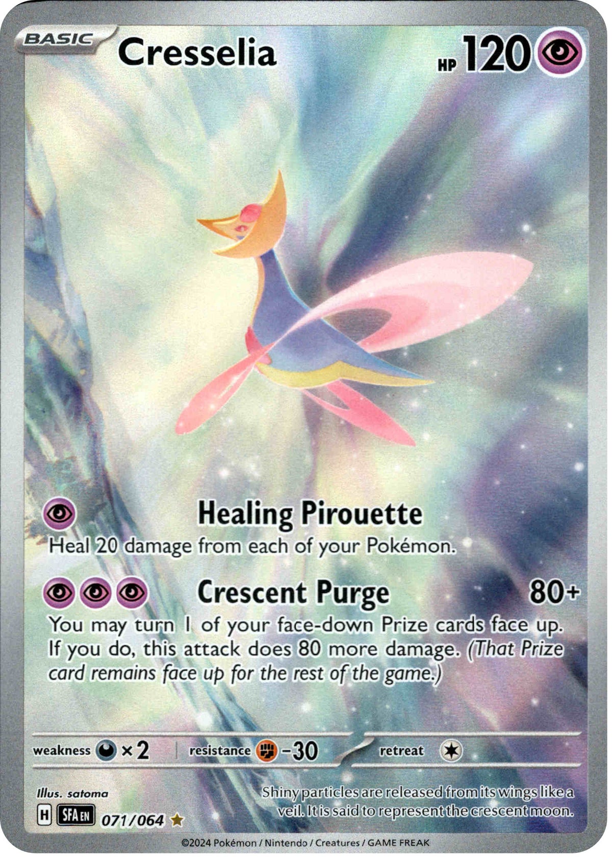 Cresselia - 071/064 - Shrouded Fable - Holo - Card Cavern